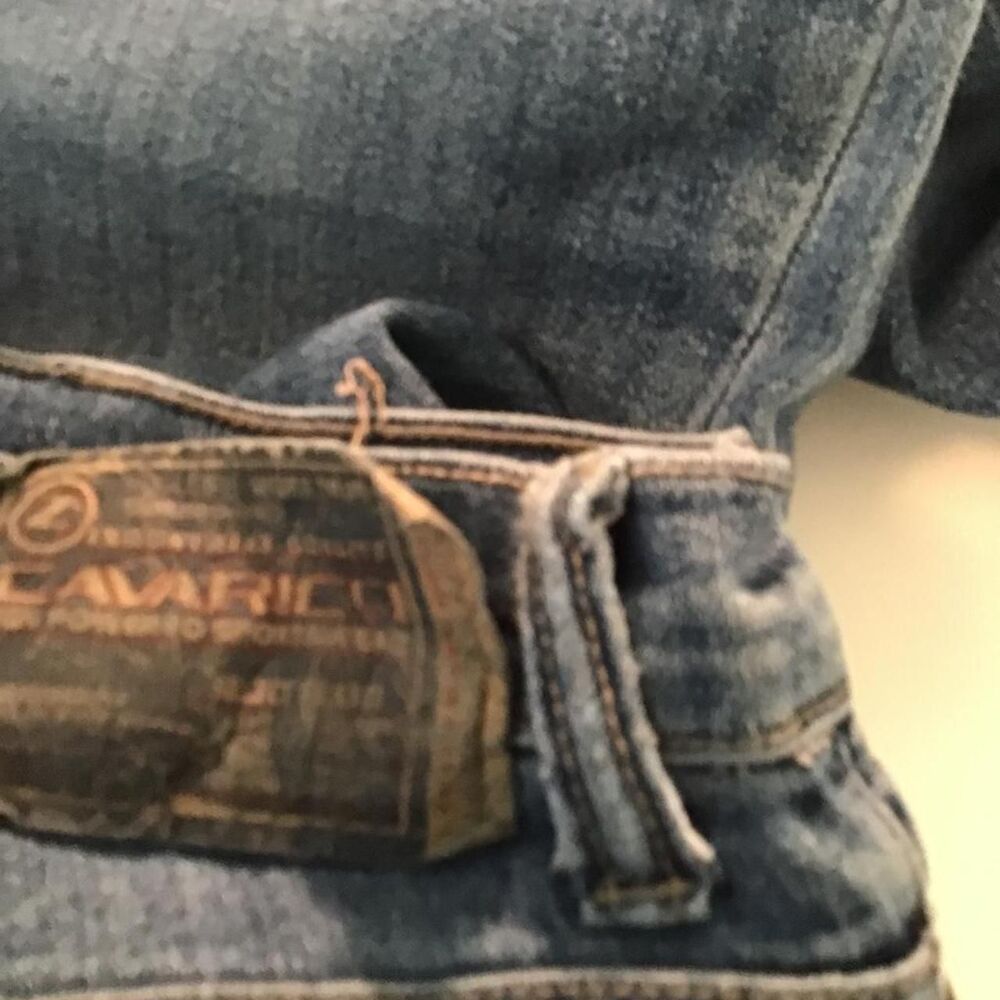 Cavaricci Women's Blue and Navy Jeans